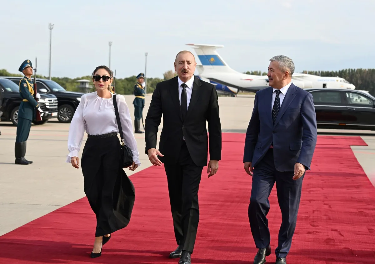 Prezident İlham Əliyevin Qırğız Respublikasına işgüzar səfəri başa çatıb