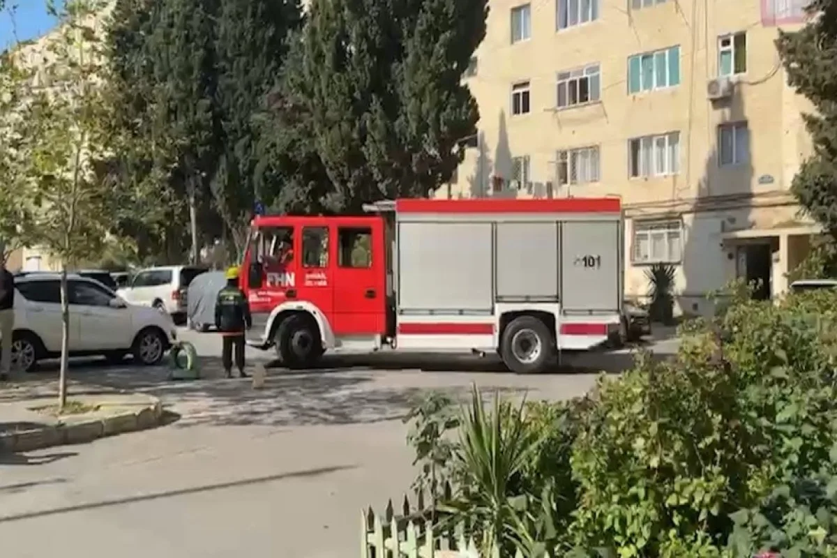 Badamdarda yaşayış binasında partlayış olub, bir nəfər xəsarət alıb