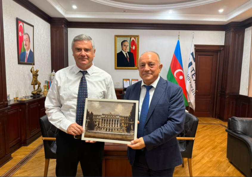 İsrailin vitse-prezidenti Azərbaycan Texniki Universitetində olub.