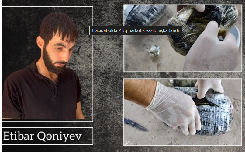 Hacıqabulda 2 kq narkotik tapıldı