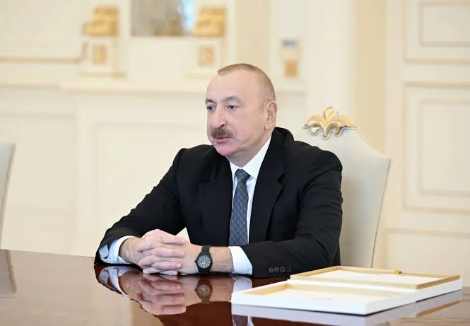 İlham Əliyev beynəlxalq konfrans iştirakçılarına müraciət edib
